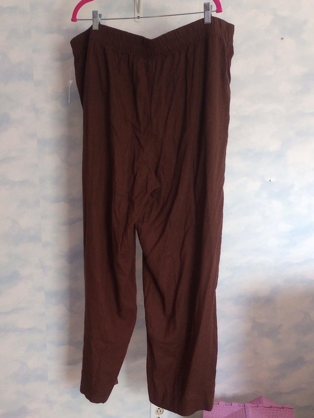 Old Navy Chocolate Brown Elastic Waist Pants
